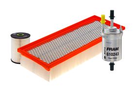 Kit De Filtro De Aire, Filtro De Aceite Sintético Y Filtro De Combustible (3 Piezas)