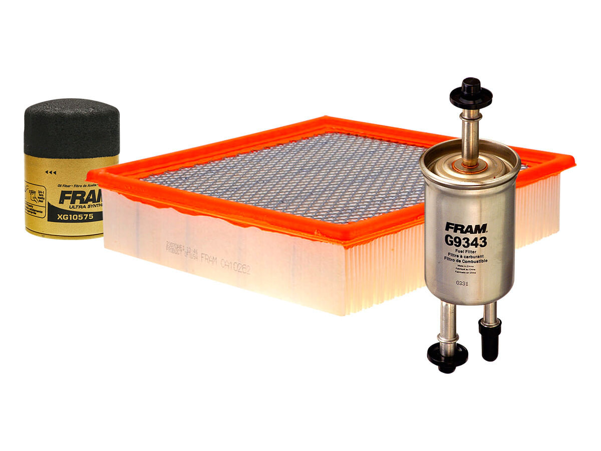 Kit De Filtro De Aire, Filtro De Aceite Sintético Y Filtro De Combustible (3 Piezas)