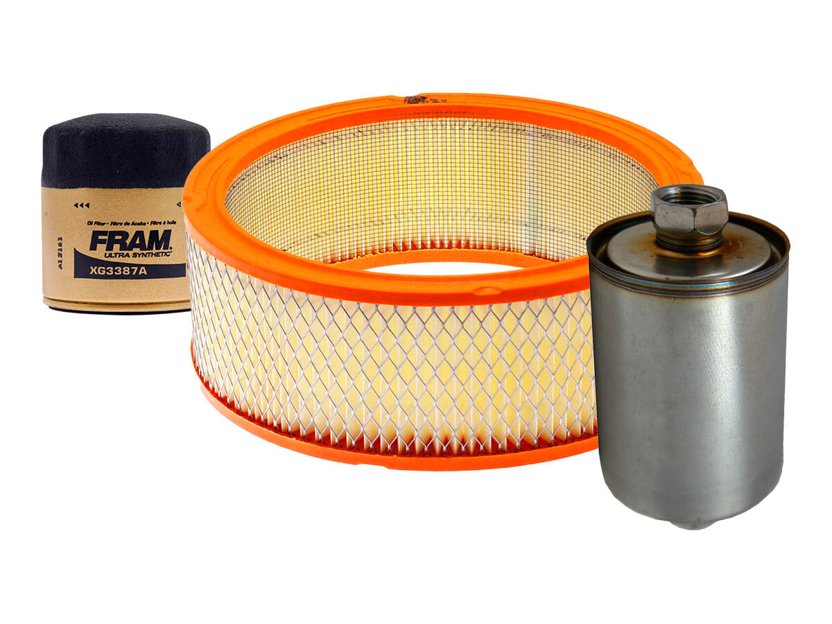 Kit De Filtro De Aire, Filtro De Aceite Sintético Y Filtro De Combustible (3 Piezas)
