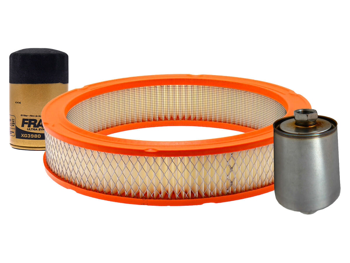 Kit De Filtro De Aire, Filtro De Aceite Sintético Y Filtro De Combustible (3 Piezas)