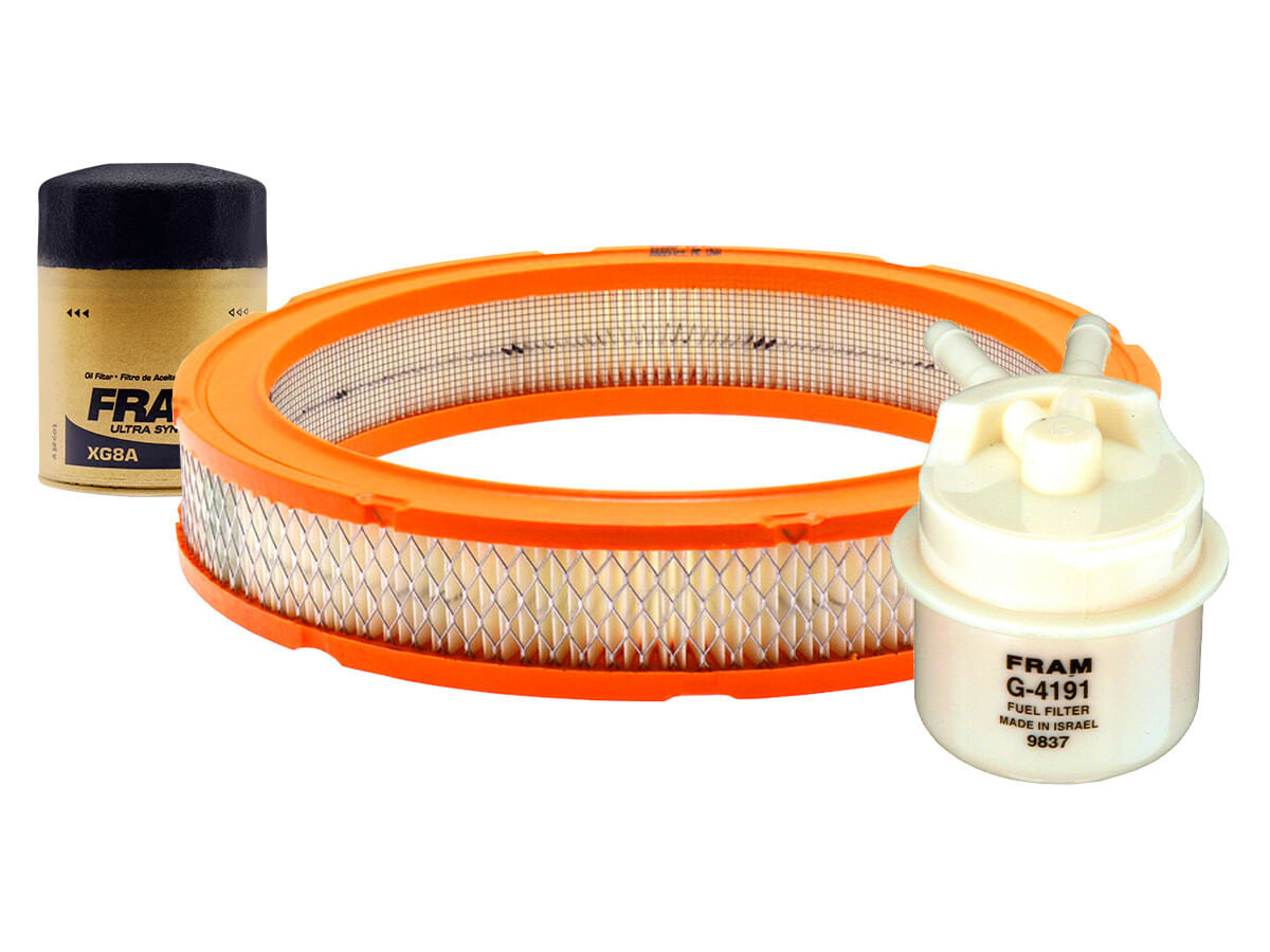 Kit De Filtro De Aire, Filtro De Aceite Sintético Y Filtro De Combustible (3 Piezas)