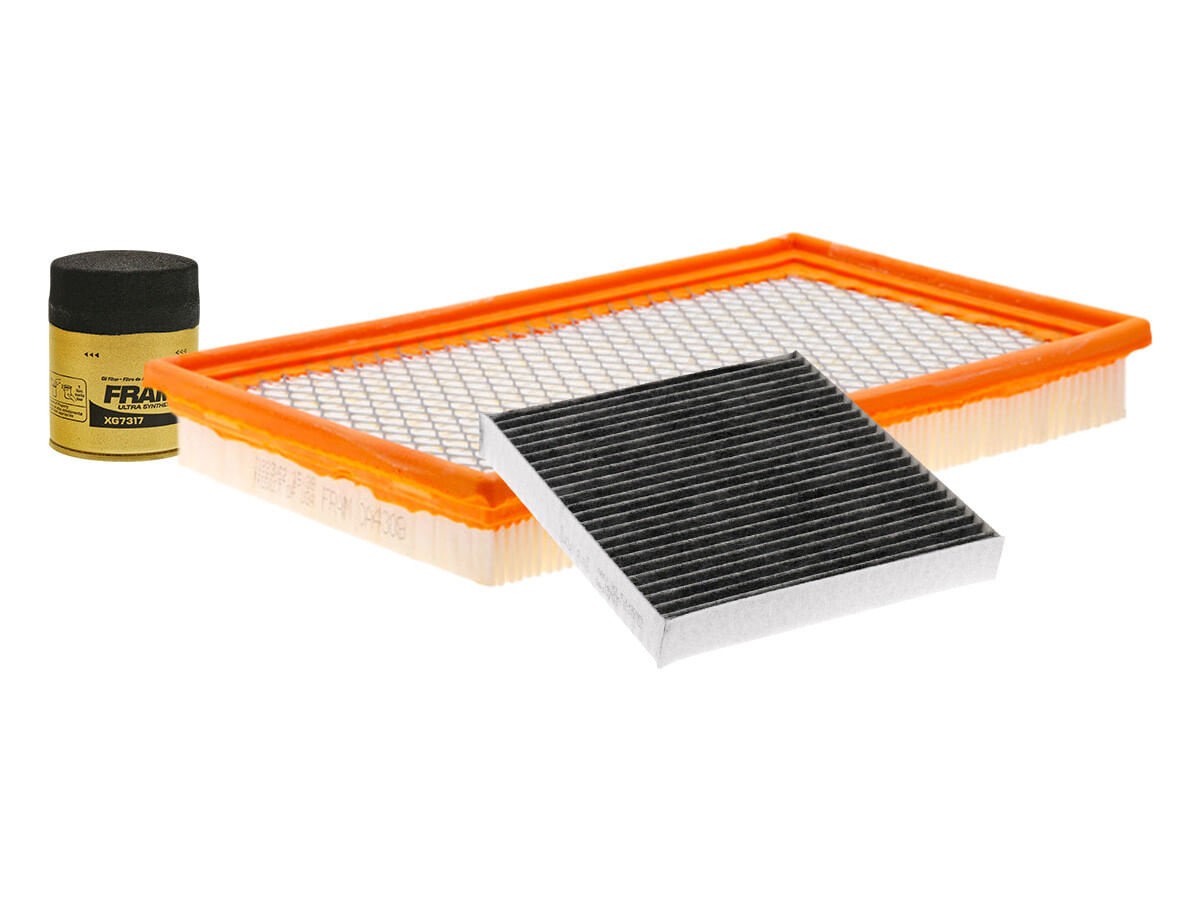 Kit De Filtro De Aire, Filtro De Aceite Sintético Y Filtro De Cabina (3 Piezas)