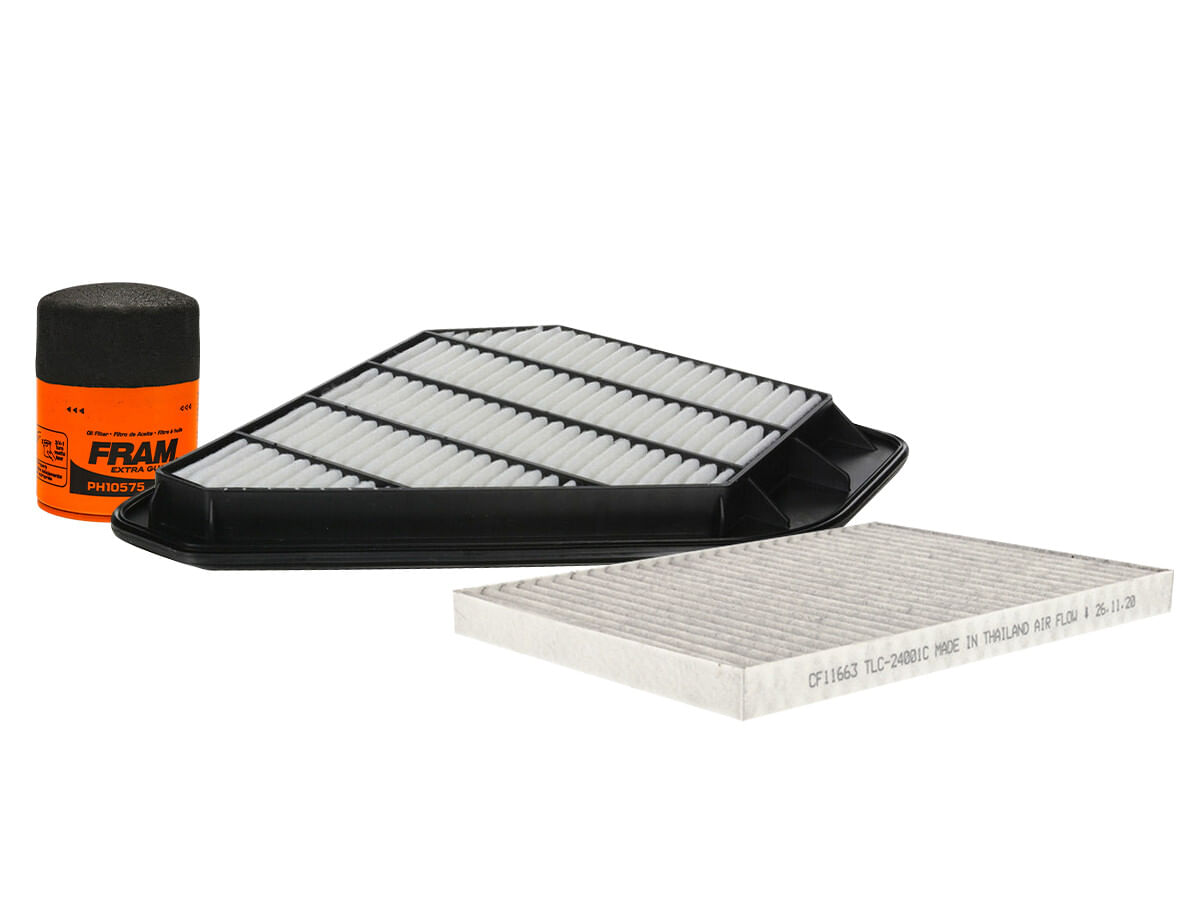 Kit De Filtro De Aire, Filtro De Aceite Y Filtro De Cabina (3 Piezas)