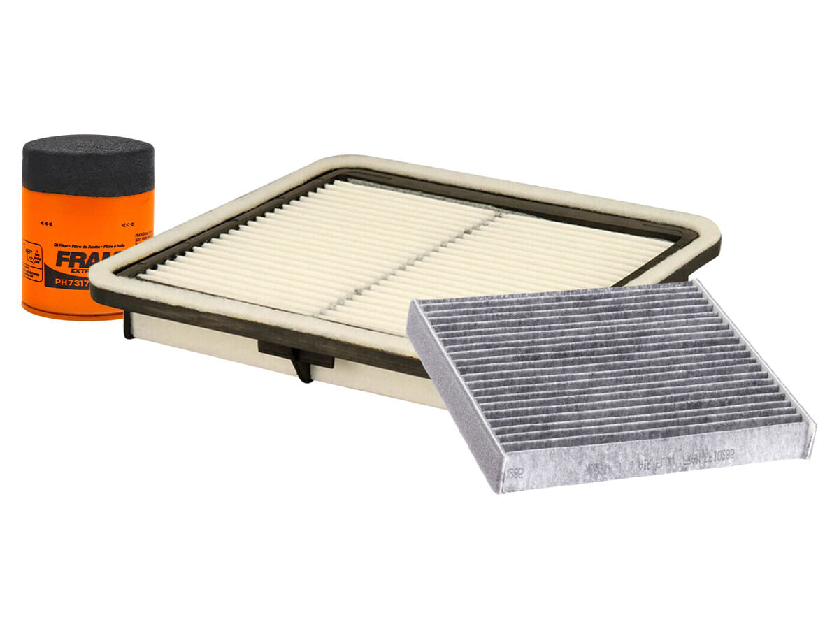 Kit De Filtro De Aire, Filtro De Aceite Y Filtro De Cabina (3 Piezas)