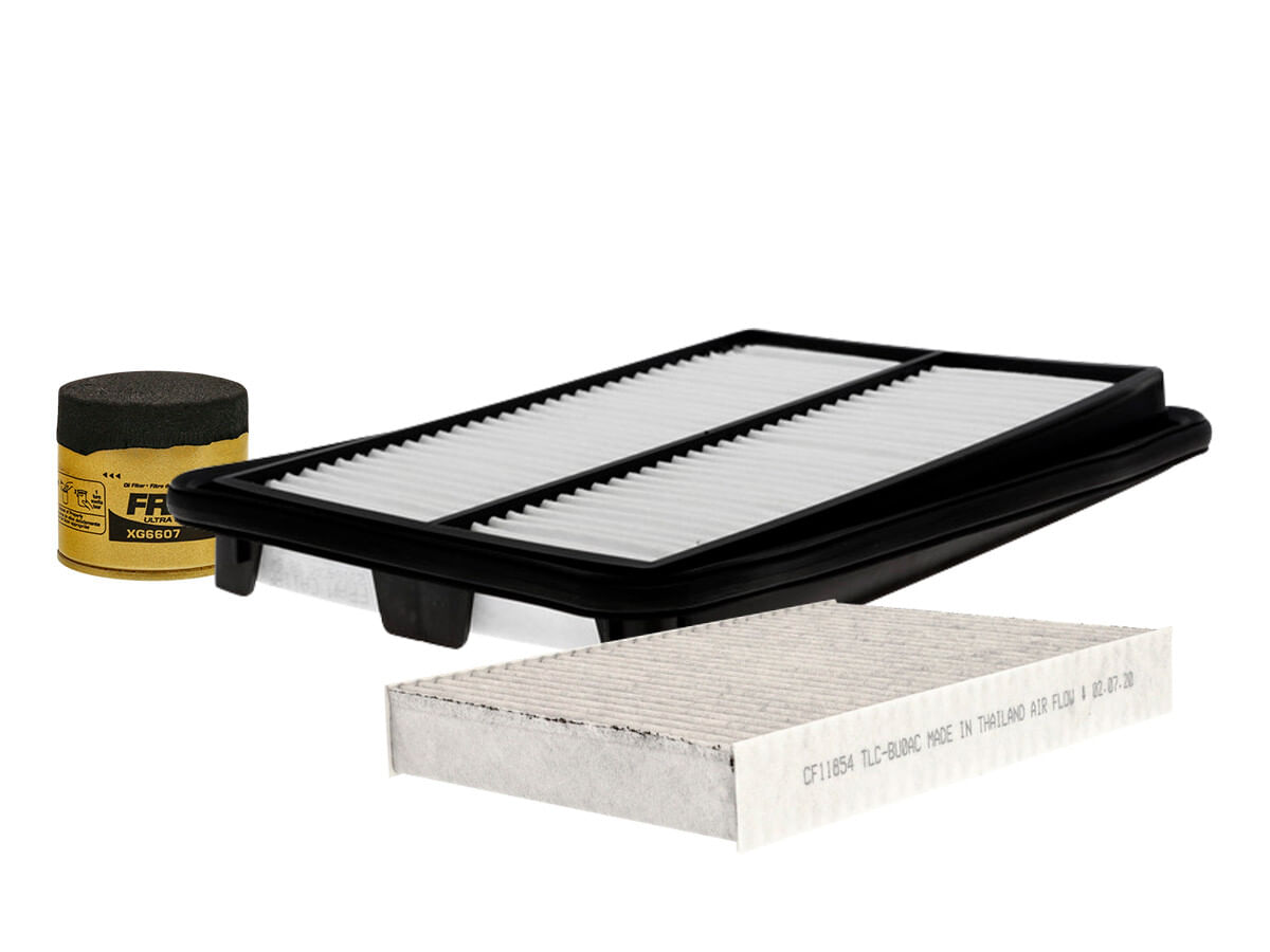 Kit De Filtro De Aire, Filtro De Aceite Sintético Y Filtro De Cabina (3 Piezas)