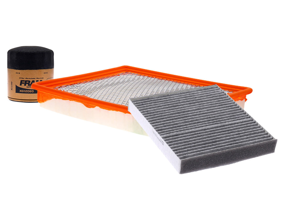 Kit De Filtro De Aire, Filtro De Aceite Sintético Y Filtro De Cabina (3 Piezas)
