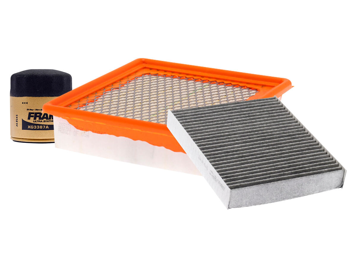 Kit De Filtro De Aire, Filtro De Aceite Sintético Y Filtro De Cabina (3 Piezas)