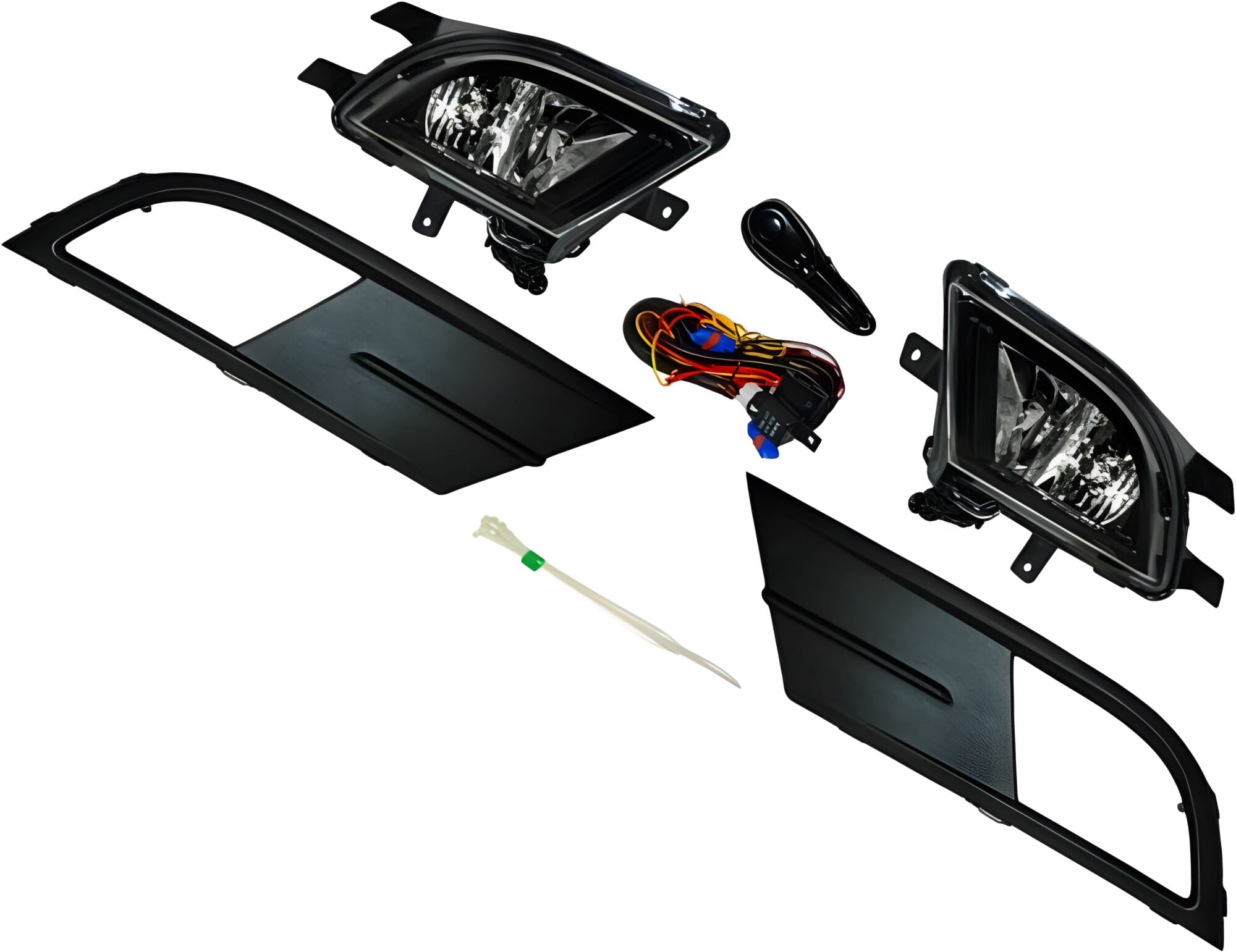 Juego De Faros Para Niebla Con Parrilla
