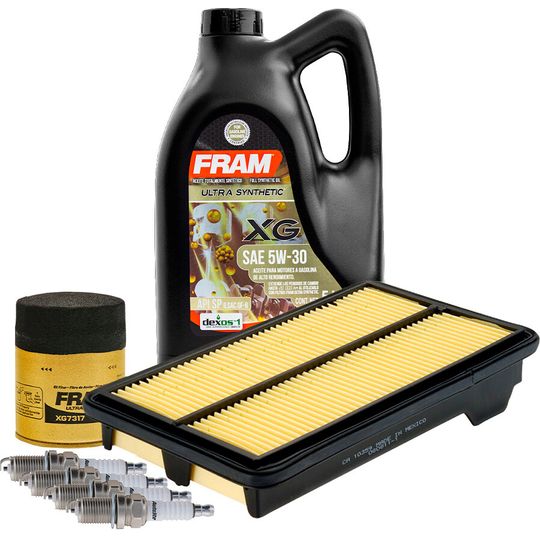 fram-autolite-kit-de-afinacion-con-aceite-5w30-sintetico-bujias-cobre-y-2-filtros-7-piezas-honda-element-2007-2011-element-l4-2-4l-0