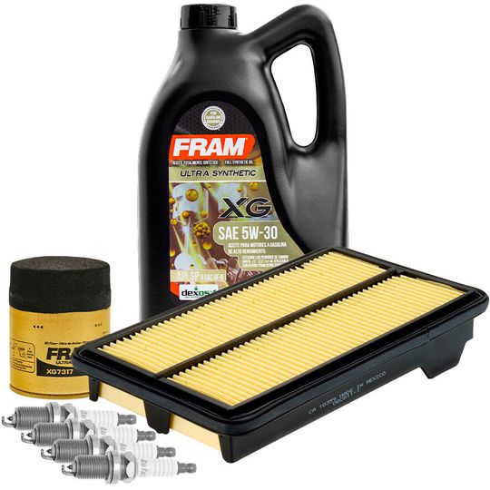 fram-autolite-kit-de-afinacion-con-aceite-5w30-sintetico-bujias-iridio-y-2-filtros-7-piezas-acura-csx-2007-2011-csx-l4-2-0l-0