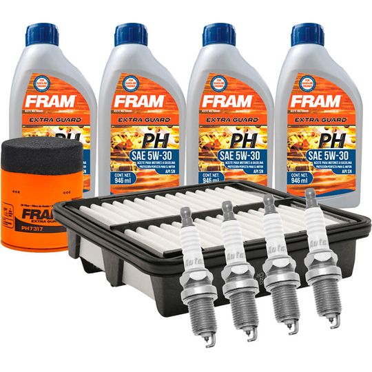 fram-autolite-kit-de-afinacion-con-aceite-5w30-mineral-bujias-iridio-y-2-filtros-10-piezas-honda-city-2010-2014-city-l4-1-5l-0