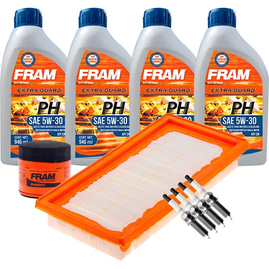 fram-autolite-kit-de-afinacion-con-aceite-5w30-mineral-bujias-iridio-y-2-filtros-10-piezas-nissan-v-drive-2020-2022-v-drive-l4-1-6l-0