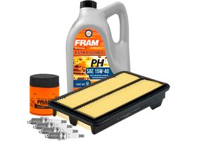 Kit De Afinación Con Aceite 15W40 Mineral, Bujías Iridio Y 2 Filtros (7 Piezas)