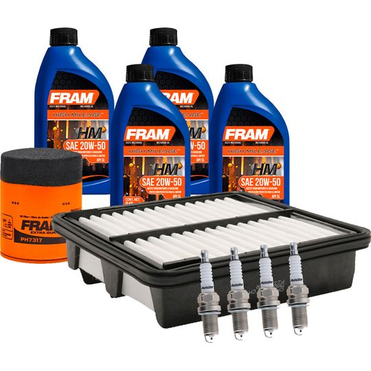 fram-autolite-kit-de-afinacion-con-aceite-20w50-mineral-bujias-cobre-y-2-filtros-10-piezas-honda-fit-2009-2014-fit-l4-1-5l-0
