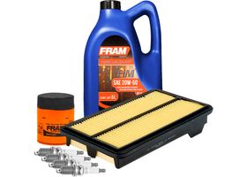 Kit De Afinación Con Aceite 20W50 Mineral, Bujías Iridio Y 2 Filtros (7 Piezas)