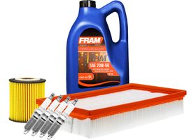 Kit De Afinación Con Aceite 20W50 Mineral, Bujías Iridio Y 2 Filtros (7 Piezas)