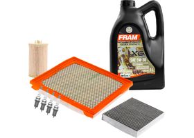 Kit De Afinación Con Aceite 5W30 Sintético, Bujías Iridio Y 3 Filtros (8 Piezas)