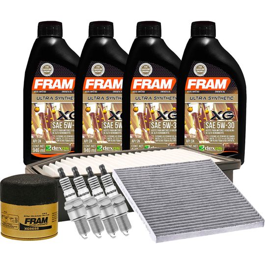 fram-autolite-kit-de-afinacion-con-aceite-5w30-sintetico-bujias-iridio-y-3-filtros-11-piezas-kia-rio-2012-2017-rio-l4-1-6l-0