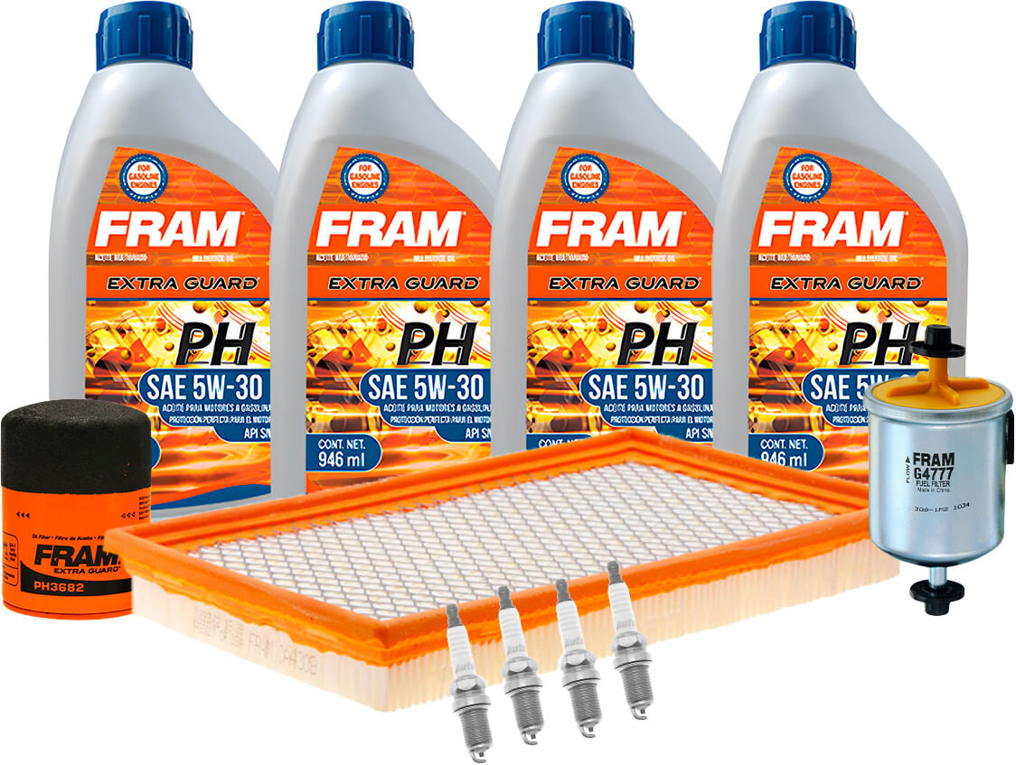 Kit De Afinación Con Aceite 5W30 Mineral, Bujías Cobre Y 3 Filtros (11 Piezas)