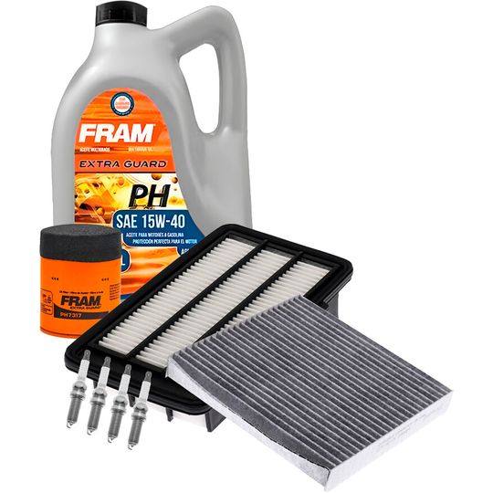 fram-autolite-kit-de-afinacion-con-aceite-15w40-mineral-bujias-iridio-y-3-filtros-8-piezas-honda-civic-2016-2021-civic-l4-1-5l-l4-2-0l-0