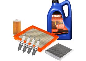Kit De Afinación Con Aceite 20W50 Mineral, Bujías Iridio Y 3 Filtros (8 Piezas)
