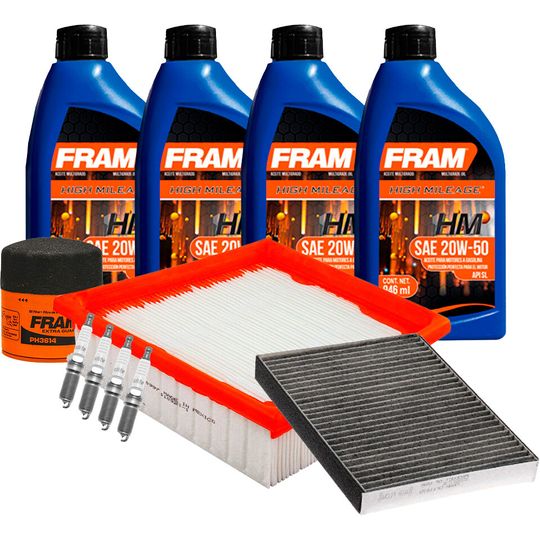 fram-autolite-kit-de-afinacion-con-aceite-20w50-mineral-bujias-iridio-y-3-filtros-11-piezas-ford-fiesta-2011-2019-fiesta-l4-1-6l-0