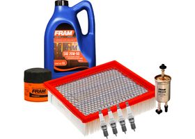 Kit De Afinación Con Aceite 20W50 Mineral, Bujías Platino Y 3 Filtros (8 Piezas)