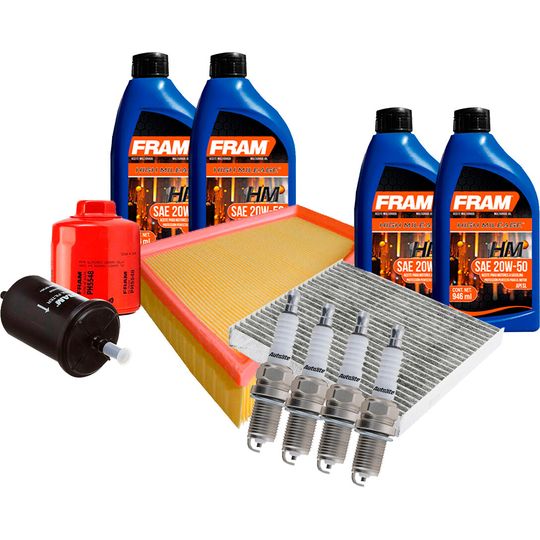 fram-autolite-kit-de-afinacion-con-aceite-20w50-mineral-bujias-cobre-y-4-filtros-12-piezas-volkswagen-gol-2010-2019-gol-l4-1-6l-0