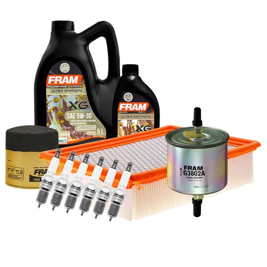 fram-autolite-kit-de-afinacion-con-aceite-5w30-sintetico-bujias-iridio-y-3-filtros-11-piezas-mercury-mariner-2005-2007-mariner-v6-3-0l-0