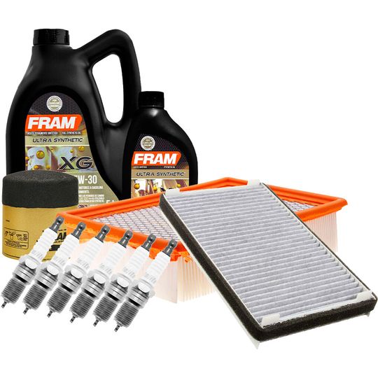 fram-autolite-kit-de-afinacion-con-aceite-5w30-sintetico-bujias-iridio-y-3-filtros-11-piezas-mercury-mariner-2005-2006-mariner-v6-3-0l-0