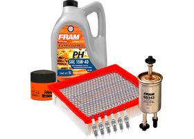Kit De Afinación Con Aceite 15W40 Mineral, Bujías Cobre Y 3 Filtros (10 Piezas)
