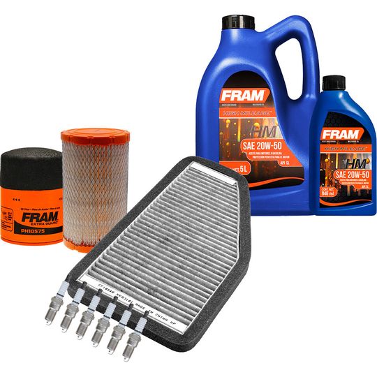 fram-autolite-kit-de-afinacion-con-aceite-20w50-mineral-bujias-platino-y-3-filtros-11-piezas-mercury-mariner-2009-2011-mariner-v6-3-0l-0