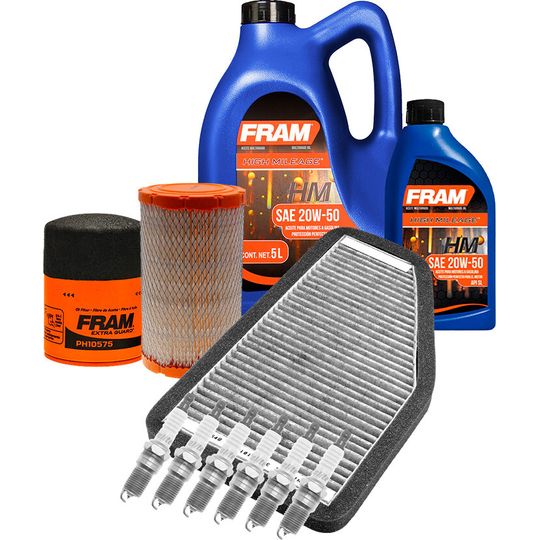 fram-autolite-kit-de-afinacion-con-aceite-20w50-mineral-bujias-iridio-y-3-filtros-11-piezas-ford-escape-2009-2012-escape-v6-3-0l-0
