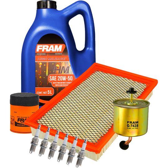 fram-autolite-kit-de-afinacion-con-aceite-20w50-mineral-bujias-cobre-y-3-filtros-10-piezas-mazda-626-1993-1997-626-v6-2-5l-0