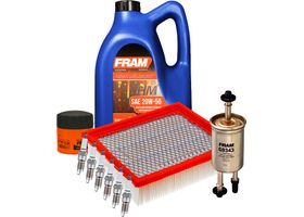 Kit De Afinación Con Aceite 20W50 Mineral, Bujías Platino Y 3 Filtros (10 Piezas)