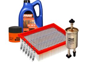 Kit De Afinación Con Aceite 20W50 Mineral, Bujías Iridio Y 3 Filtros (10 Piezas)