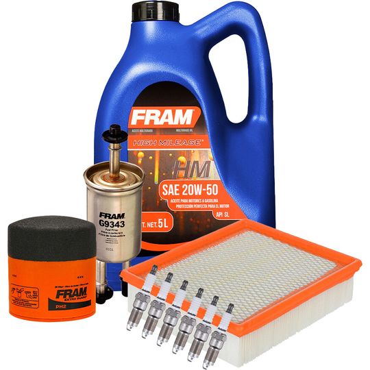 fram-autolite-kit-de-afinacion-con-aceite-20w50-mineral-bujias-platino-y-3-filtros-10-piezas-ford-ranger-2009-2011-ranger-v6-4-0l-0