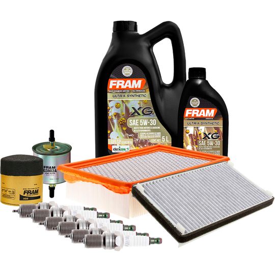 fram-autolite-kit-de-afinacion-con-aceite-5w30-sintetico-bujias-iridio-y-4-filtros-12-piezas-mercury-mariner-2005-2006-mariner-v6-3-0l-0