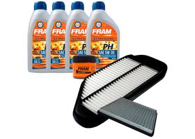Kit De Aceite Mineral 5W30, Filtro De Aire, Filtro De Aceite Y Filtro De Cabina (7 Piezas)