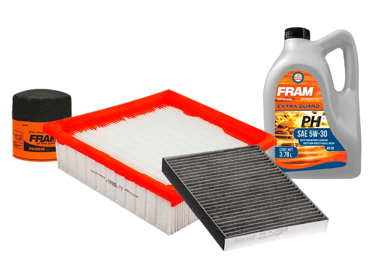 Kit De Aceite Mineral 5W30, Filtro De Aire, Filtro De Aceite Y Filtro De Cabina (4 Piezas)