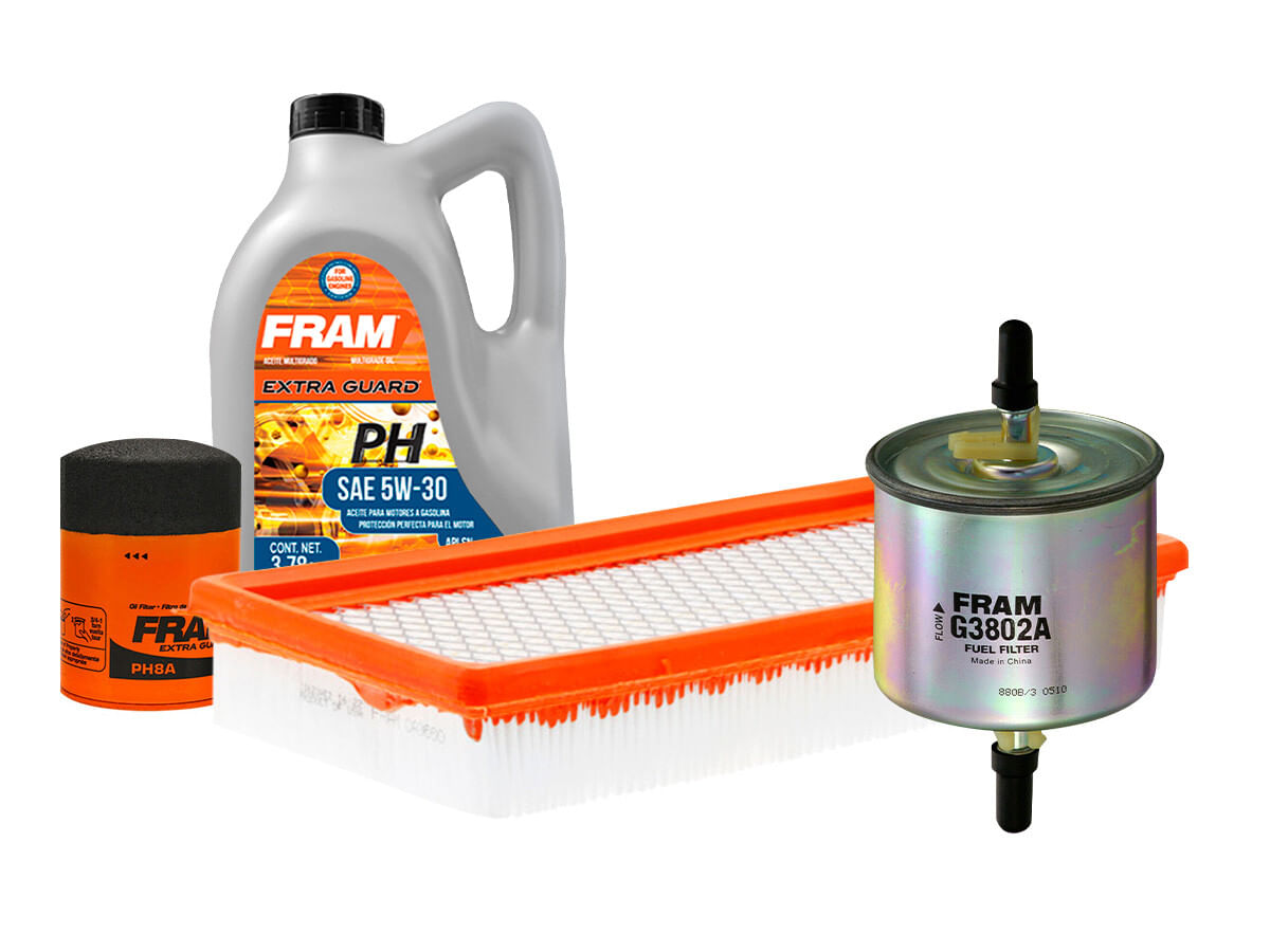 Kit De Aceite Mineral 5W30, Filtro De Aire, Filtro De Aceite Y Filtro De Combustible (4 Piezas)
