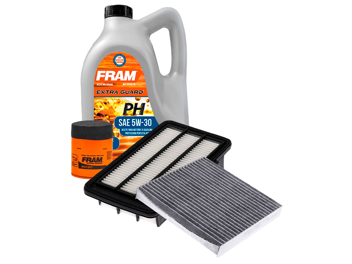 Kit De Aceite Mineral 5W30, Filtro De Aire, Filtro De Aceite Y Filtro De Cabina (4 Piezas)