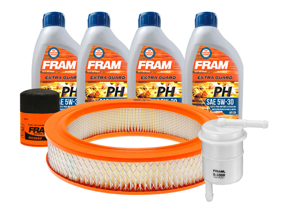 Kit De Aceite Mineral 5W30, Filtro De Aire, Filtro De Aceite Y Filtro De Combustible (7 Piezas)