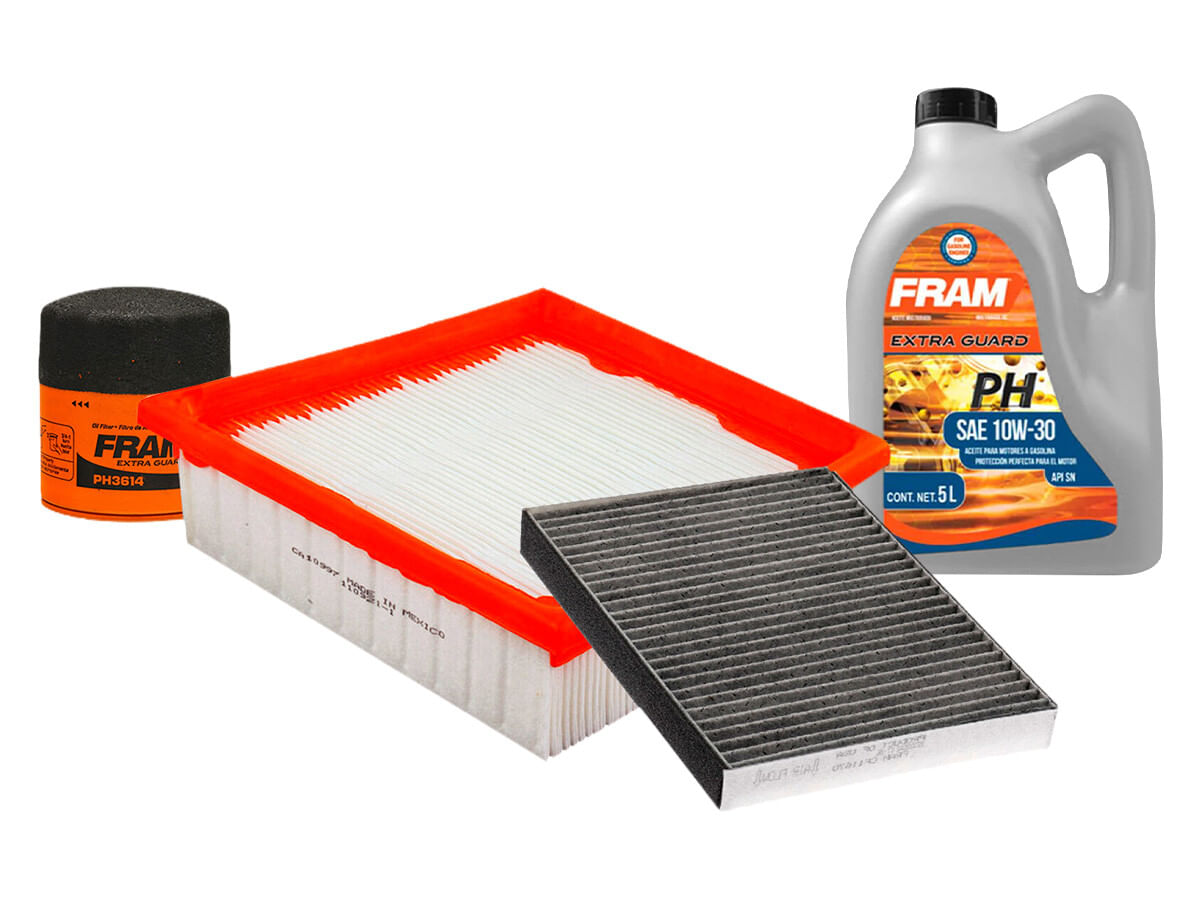 Kit De Aceite Mineral 10W30, Filtro De Aire, Filtro De Aceite Y Filtro De Cabina (4 Piezas)