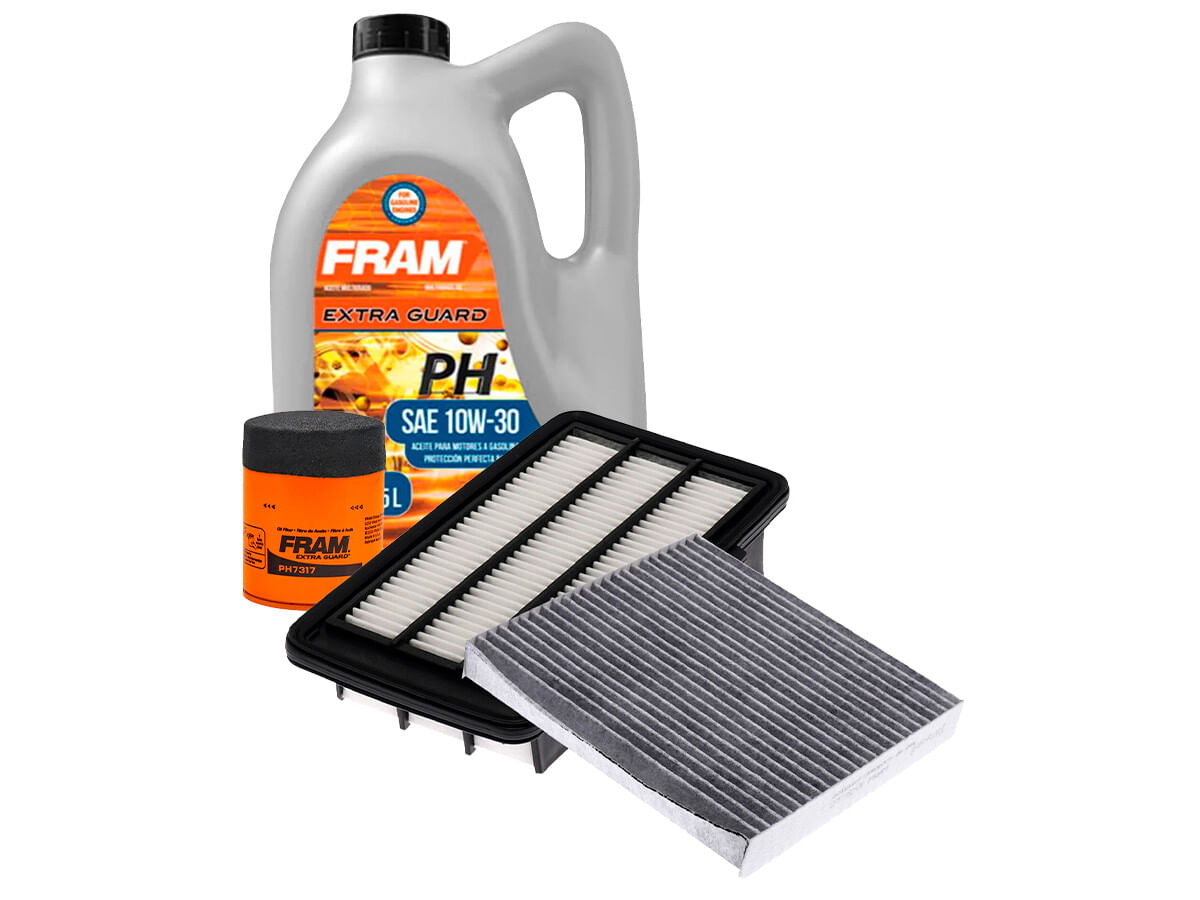 Kit De Aceite Mineral 10W30, Filtro De Aire, Filtro De Aceite Y Filtro De Cabina (4 Piezas)