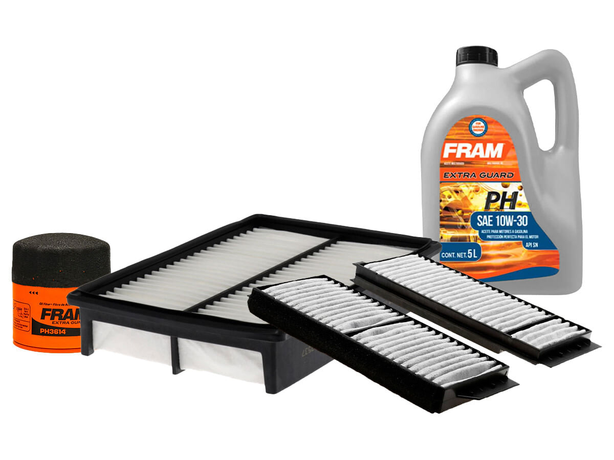Kit De Aceite Mineral 10W30, Filtro De Aire, Filtro De Aceite Y Filtro De Cabina (4 Piezas)