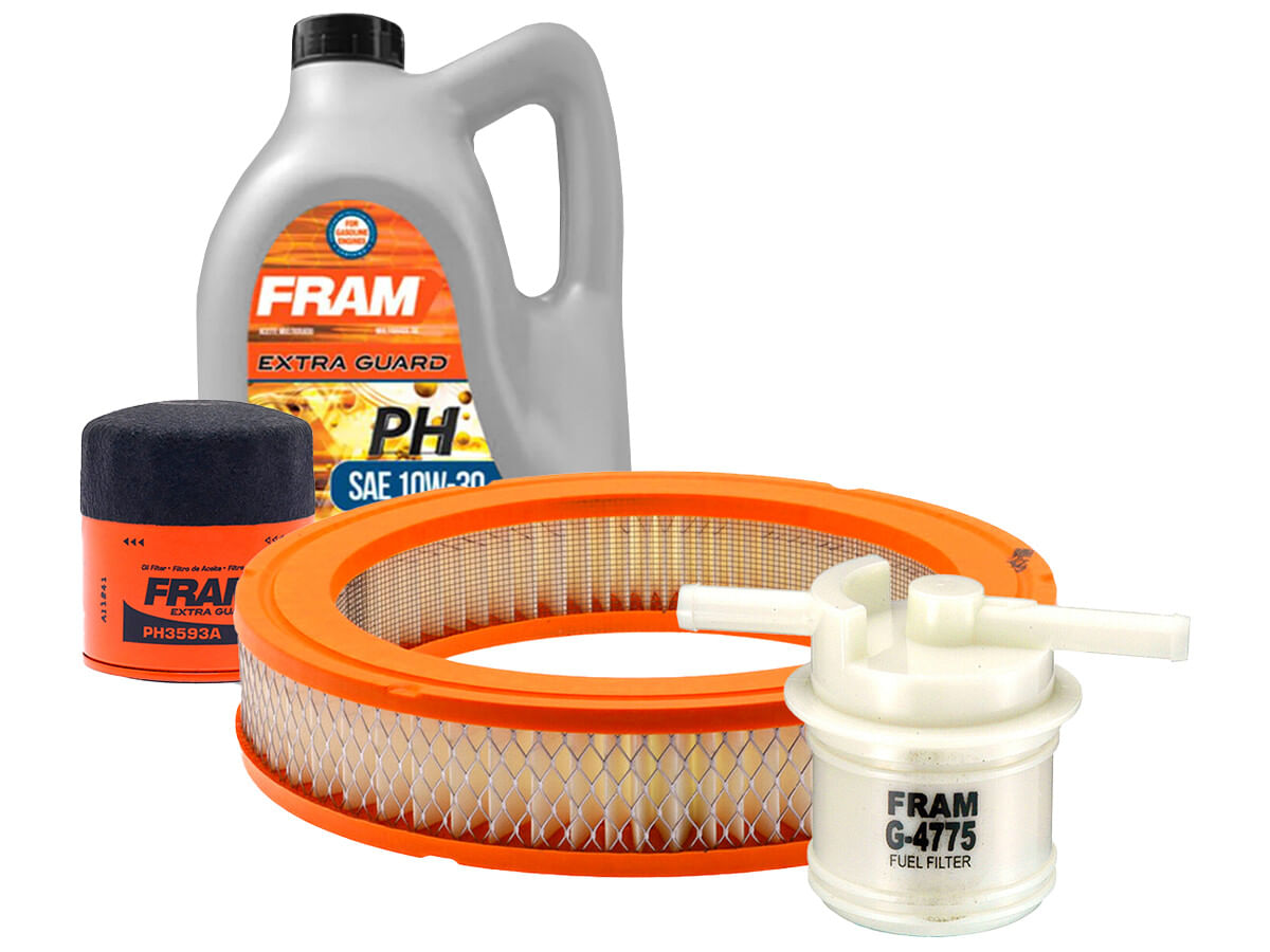 Kit De Aceite Mineral 10W30, Filtro De Aire, Filtro De Aceite Y Filtro De Combustible (4 Piezas)
