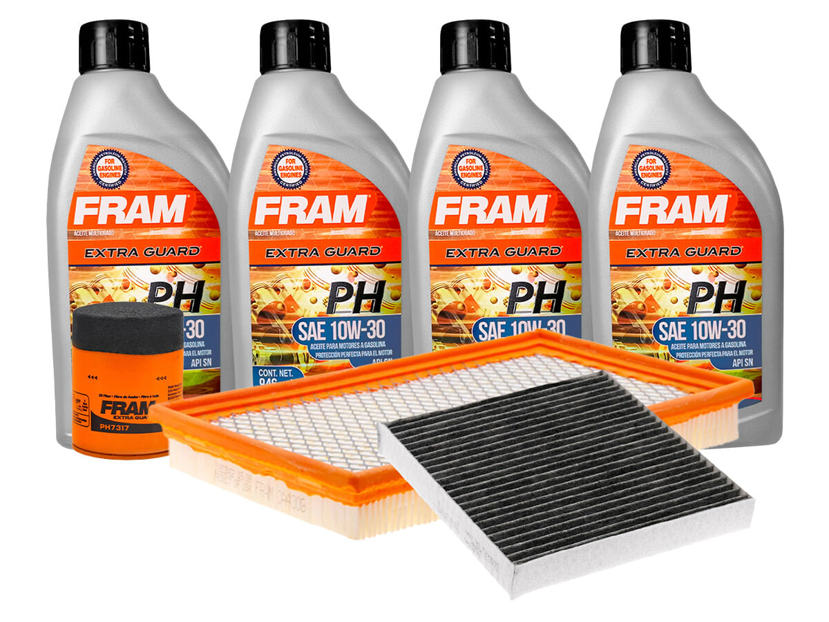 Kit De Aceite Mineral 10W30, Filtro De Aire, Filtro De Aceite Y Filtro De Cabina (7 Piezas)