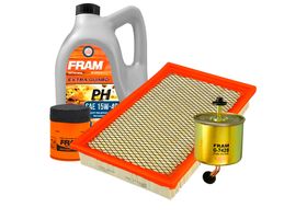 Kit De Aceite Mineral 15W40, Filtro De Aire, Filtro De Aceite Y Filtro De Combustible (4 Piezas)