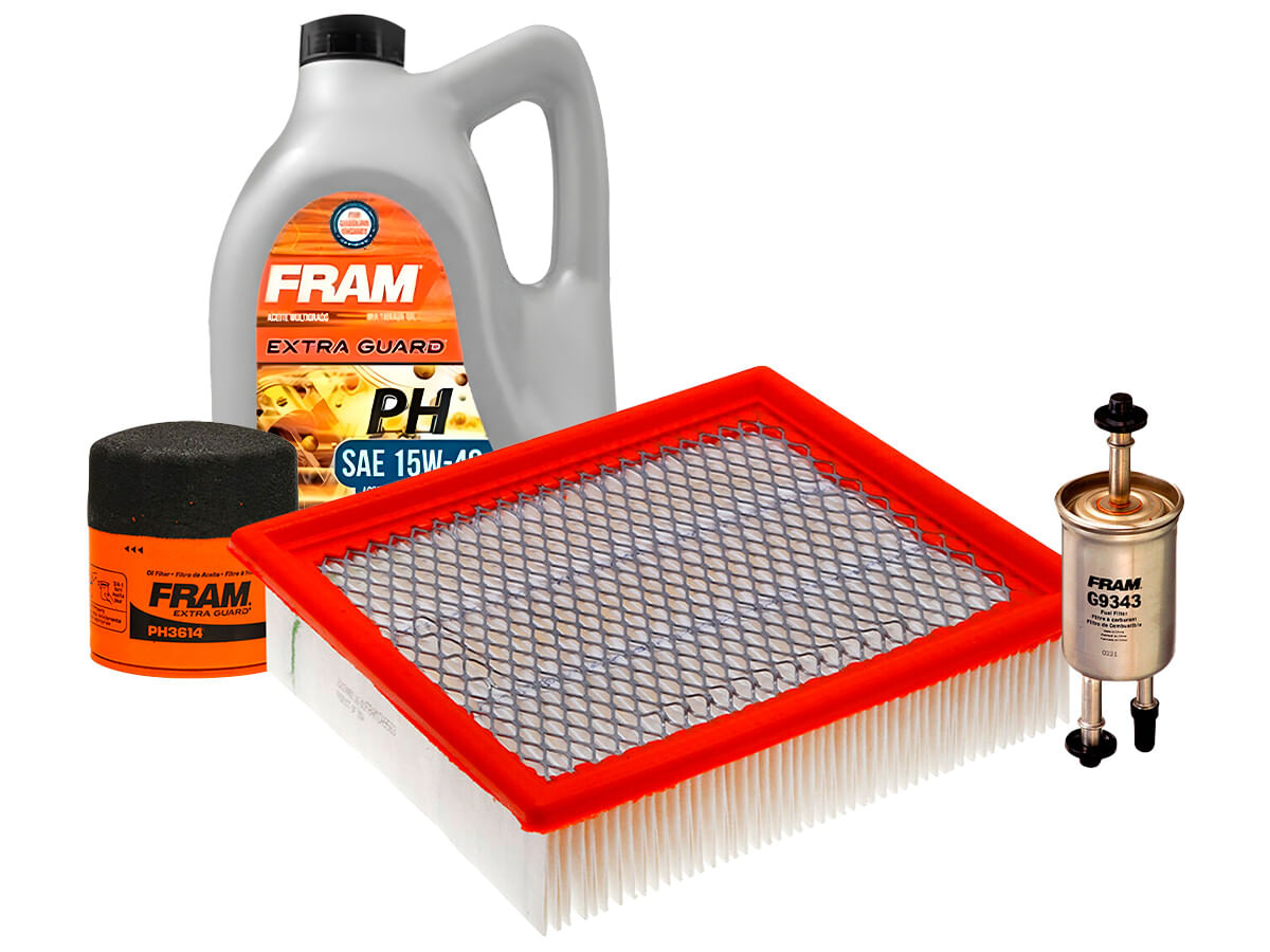 Kit De Aceite Mineral 15W40, Filtro De Aire, Filtro De Aceite Y Filtro De Combustible (4 Piezas)